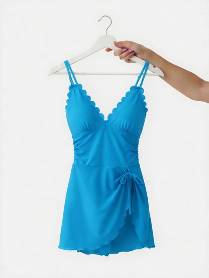 VynaCove™ The Scallop Swimdress