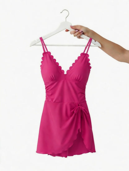 VynaCove™ The Scallop Swimdress