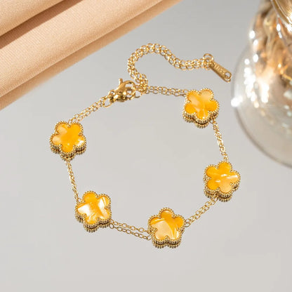 The Fifth Petal Charm Bracelet
