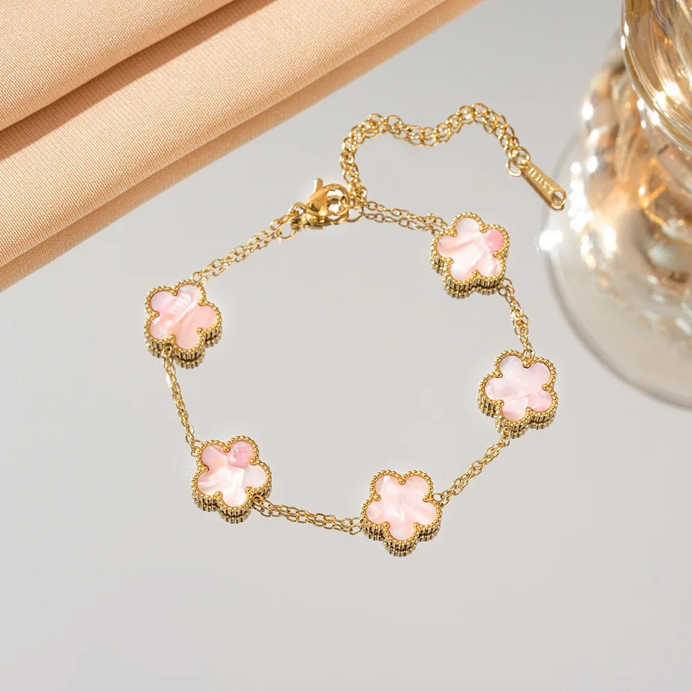 The Fifth Petal Charm Bracelet