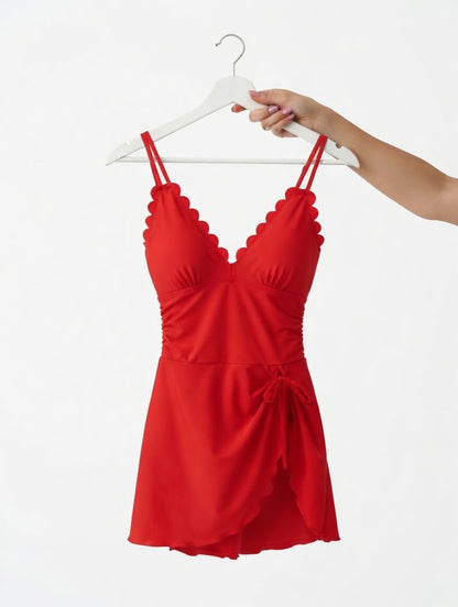 VynaCove™ The Scallop Swimdress