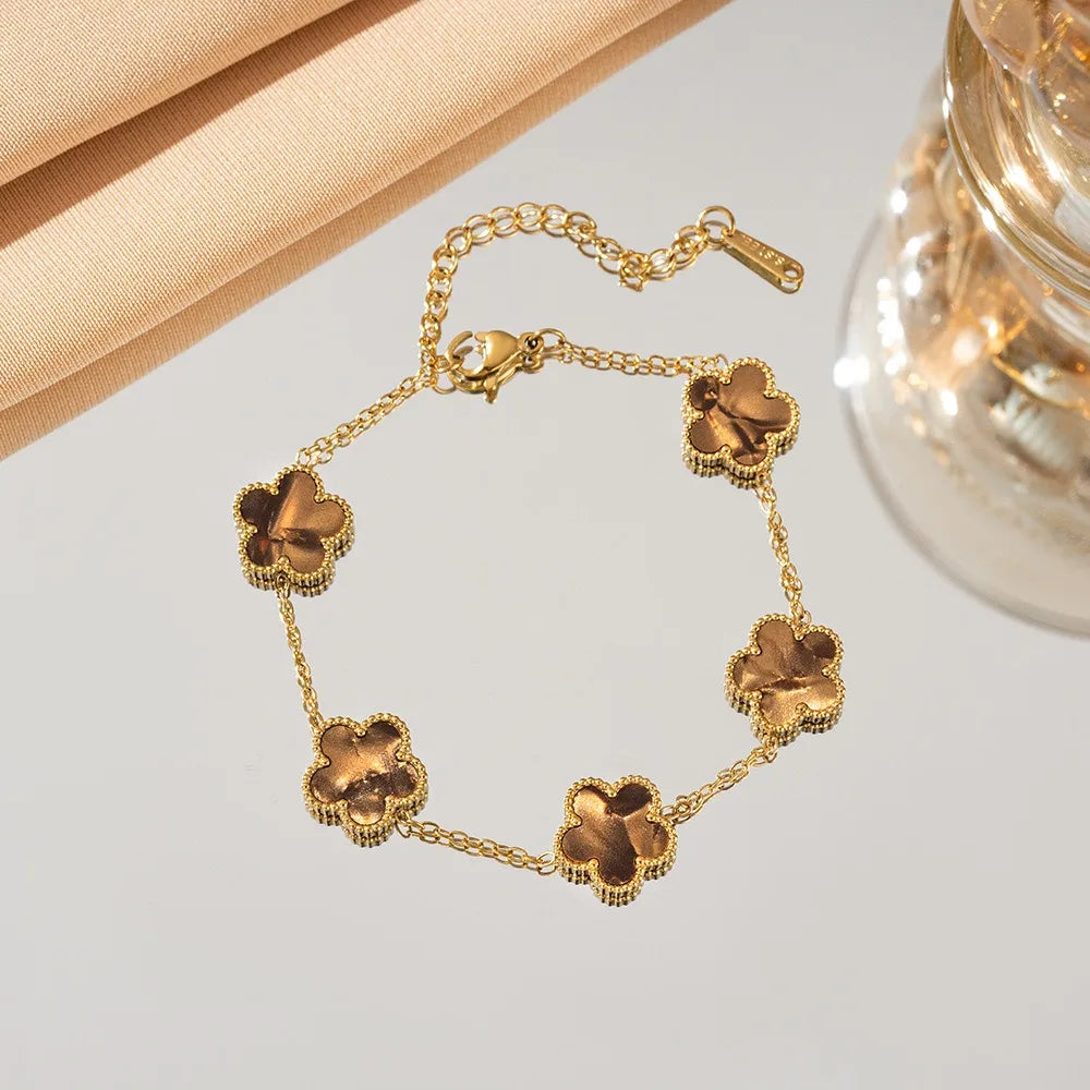 The Fifth Petal Charm Bracelet