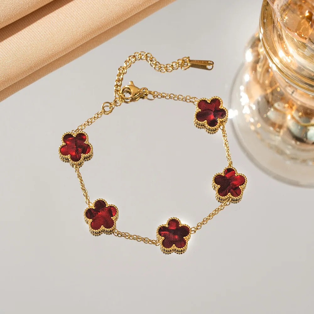 The Fifth Petal Charm Bracelet