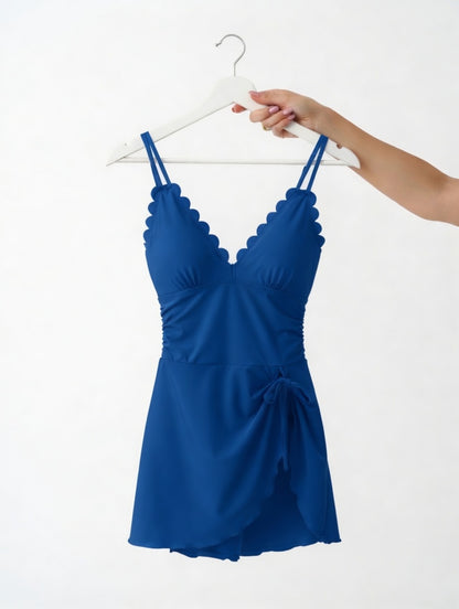 VynaCove™ The Scallop Swimdress